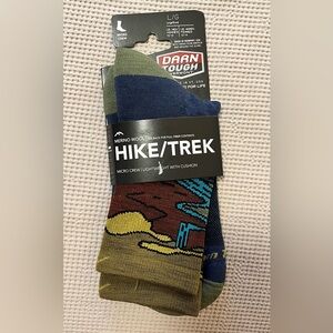 Men's Large Darn Tough Hike/Trek Socks - Lightweight Cushioned Micro Crew
